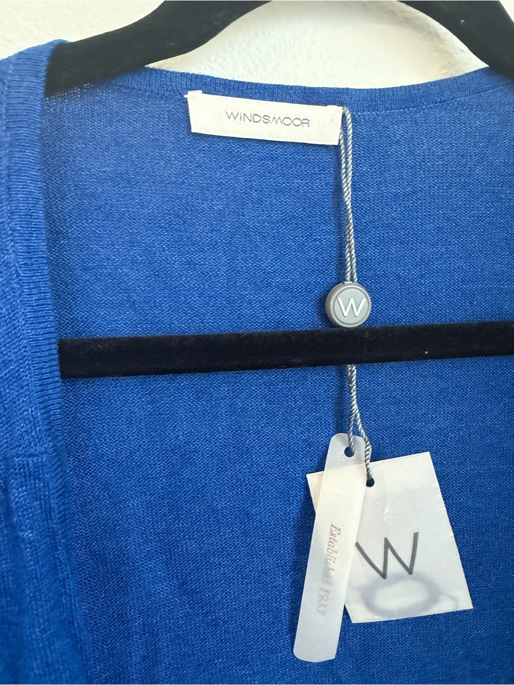 Winsmoor Open Front Cardigan Cobalt Blue - Picture 2 of 4
